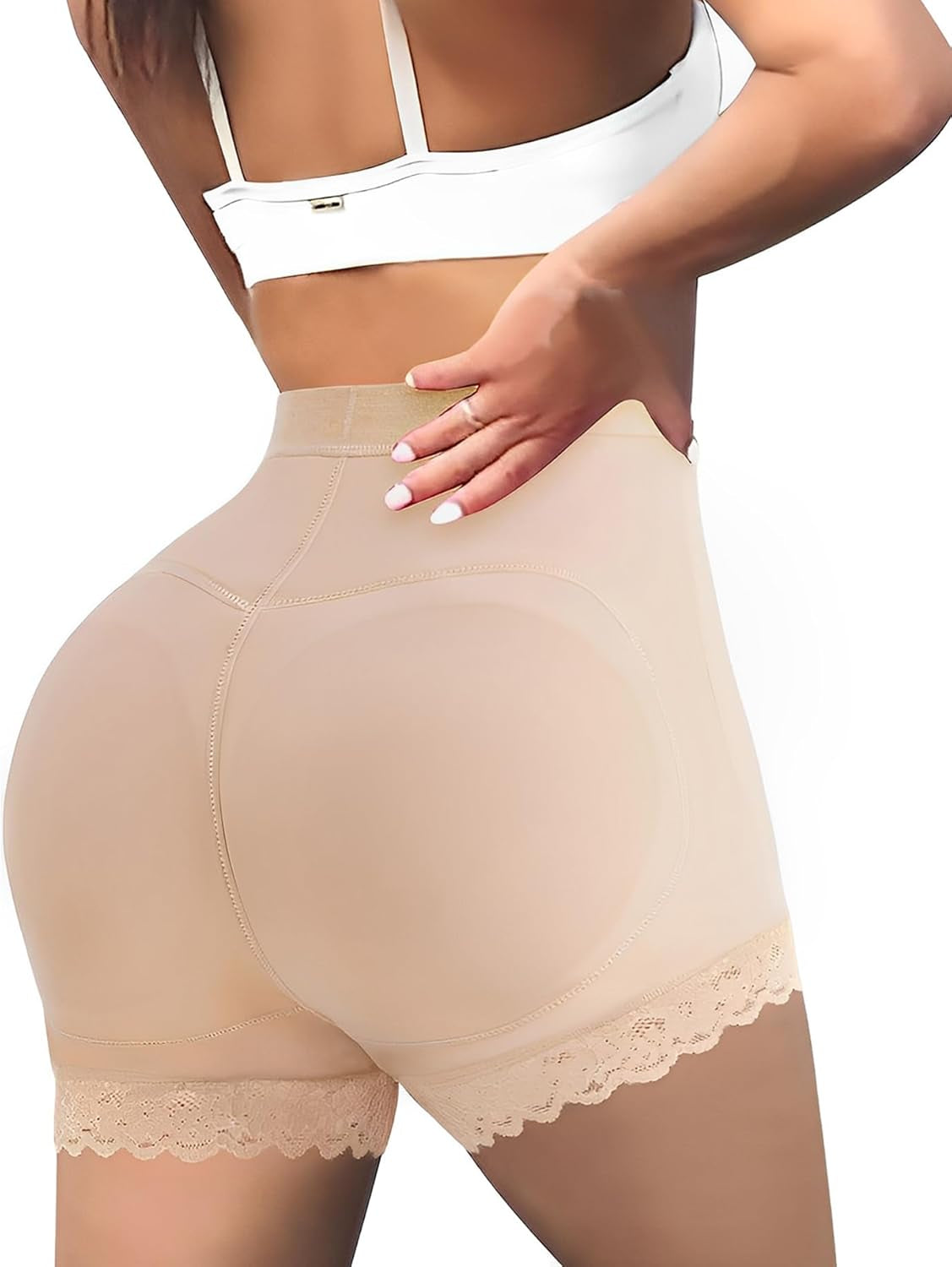 LODAY hip enhancer underwear detail shot of padding and lace trim