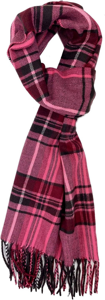 Plum Feathers Super Soft Luxurious Cashmere Feel Unisex for Men and Women Winter Scarf