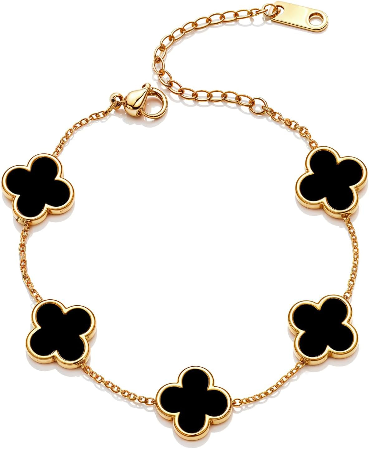 Highspark Clover Bracelets for Women | Designer Four Leaf Bracelets for Women | Lovely Gift