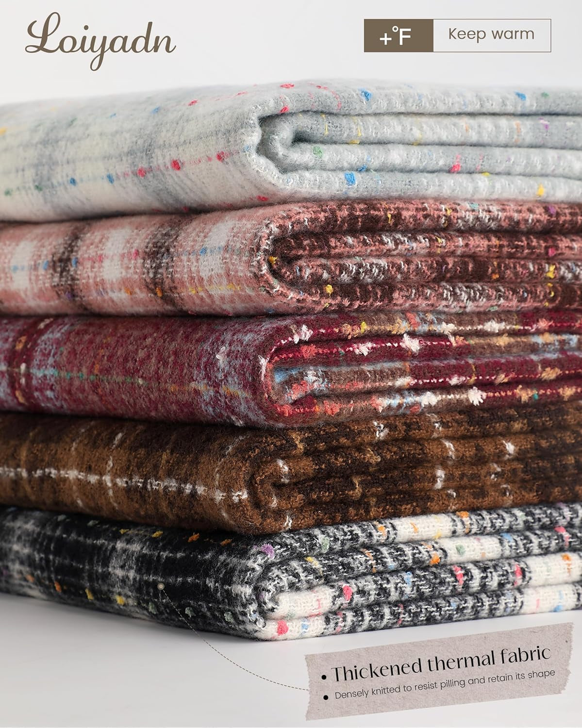 Winter Scarf for Women - Premium Blanket Scarf for Women Winter, Cozy Fashion Scarves Accessory 78.7"X24.8"