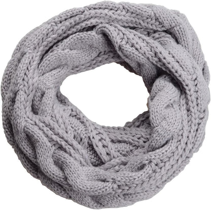 NEOSAN Womens Thick Ribbed Knit Winter Infinity Circle Loop Scarf