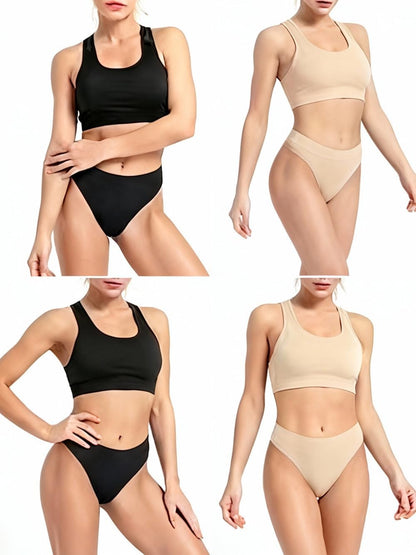 GRANKEE breathable thong panties side profile fit