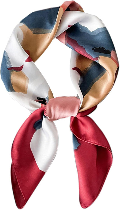 Satin Bandanas Head Scarf for Women Hair Scarves Accessories Lightweight Fashion Wrap Neck Silk Sleeping Headscarf