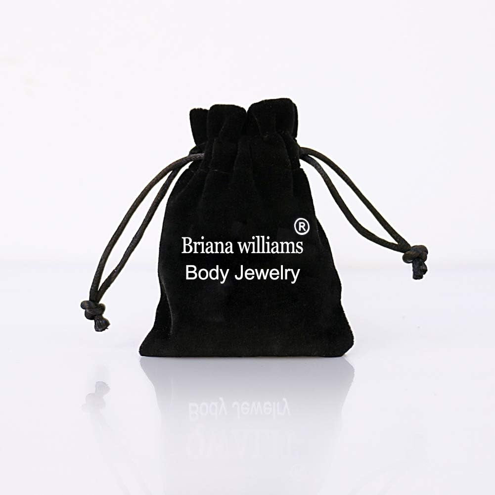 Briana Williams Fake Lip Piercing Fake Lip Ring Fake Nose Ring Fake Nose Piercing Faux Lip Rings Fake Snake Bite Piercing Clip on Non Piercing Double Cartilage Helix Earrings Ear Cuff for Women Men