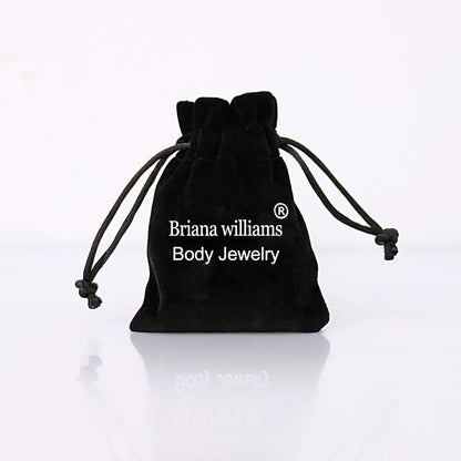 Briana Williams Fake Lip Piercing Fake Lip Ring Fake Nose Ring Fake Nose Piercing Faux Lip Rings Fake Snake Bite Piercing Clip on Non Piercing Double Cartilage Helix Earrings Ear Cuff for Women Men