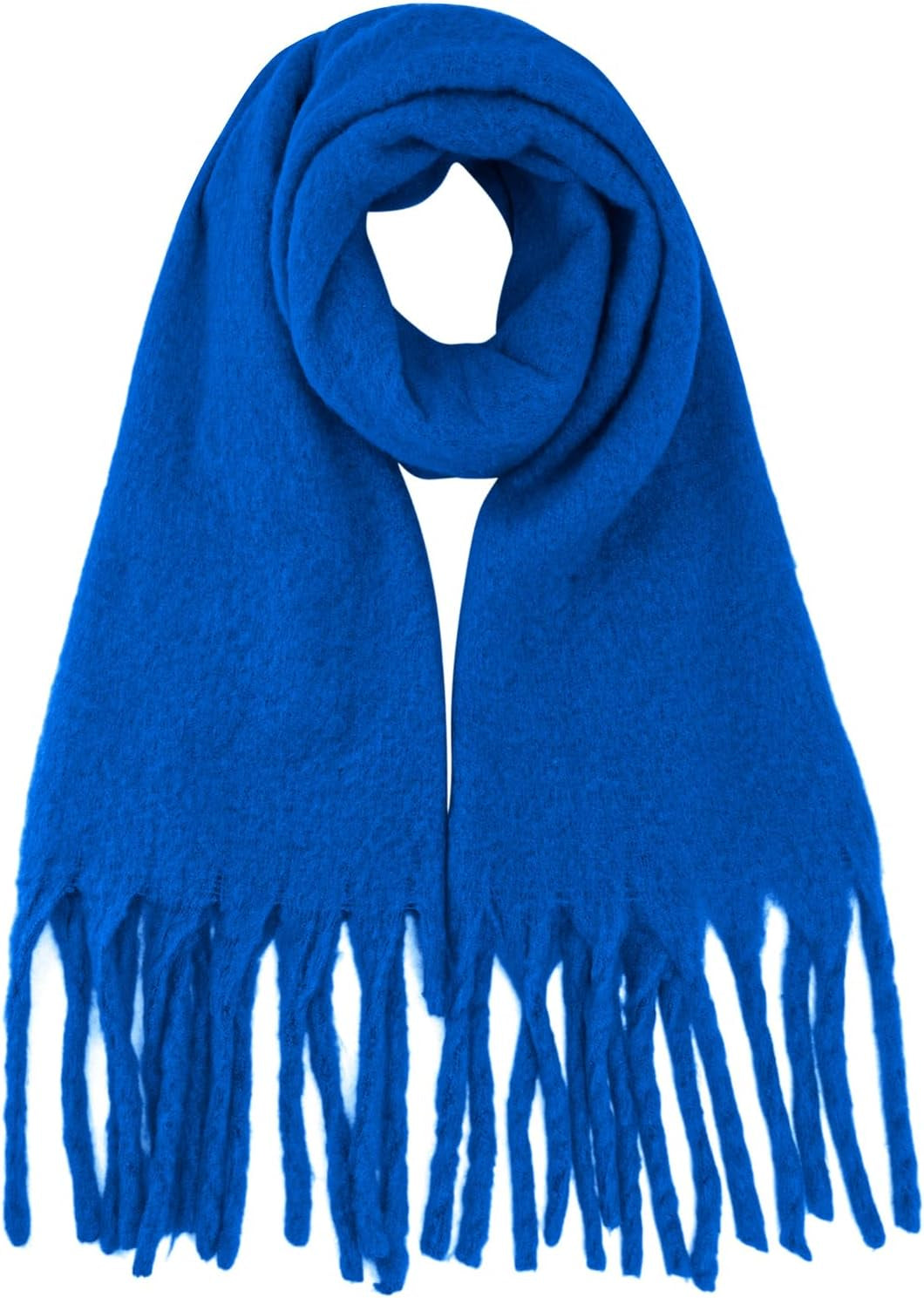 Missshorthair Thick Scarf for Women Big Chunky Colorful Blanket Fluffy Soft Scarves Winter Colorful Shawl Warps