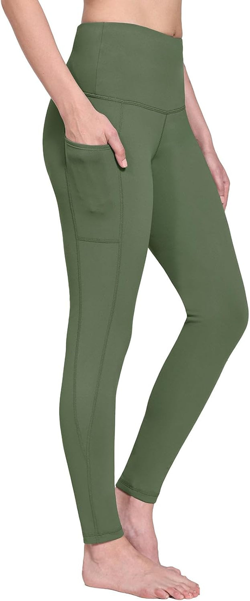 Baleaf Winter Clothing Women Leggings Fleece Lined Tights Thermal Warm Thick Cold Weather Gear 1 Pockets