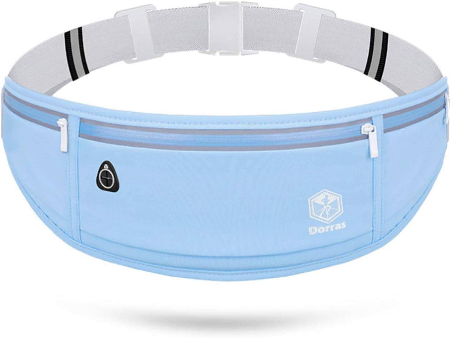 Slim Running Belt Running Fanny Pack, Running Phone Holder Fanny Packs for Women & Men, Runners Belt Waist Pack Bag for Running Hiking Traveling Sports