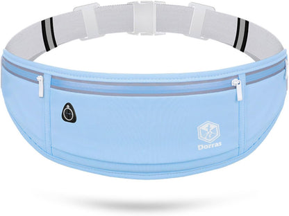 Slim Running Belt Running Fanny Pack, Running Phone Holder Fanny Packs for Women & Men, Runners Belt Waist Pack Bag for Running Hiking Traveling Sports