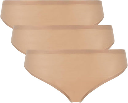 Chantelle Softstretch seamless thong in neutral color with minimalist design