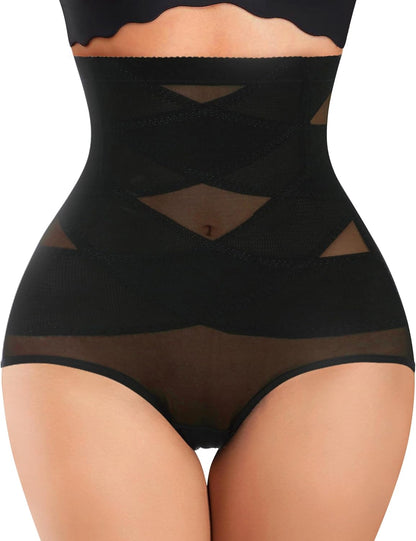 Nebility tummy control waist trainer panty in nude color front view