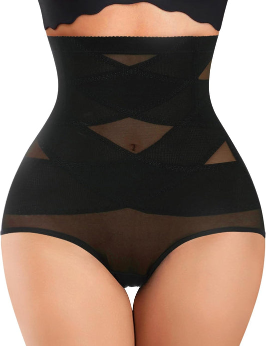 Nebility tummy control waist trainer panty in nude color front view