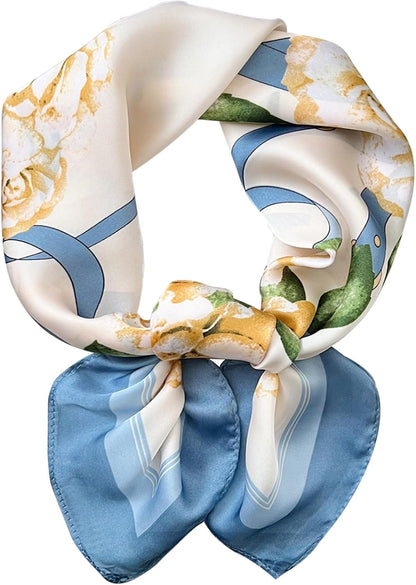 Satin Bandanas Head Scarf for Women Hair Scarves Accessories Lightweight Fashion Wrap Neck Silk Sleeping Headscarf