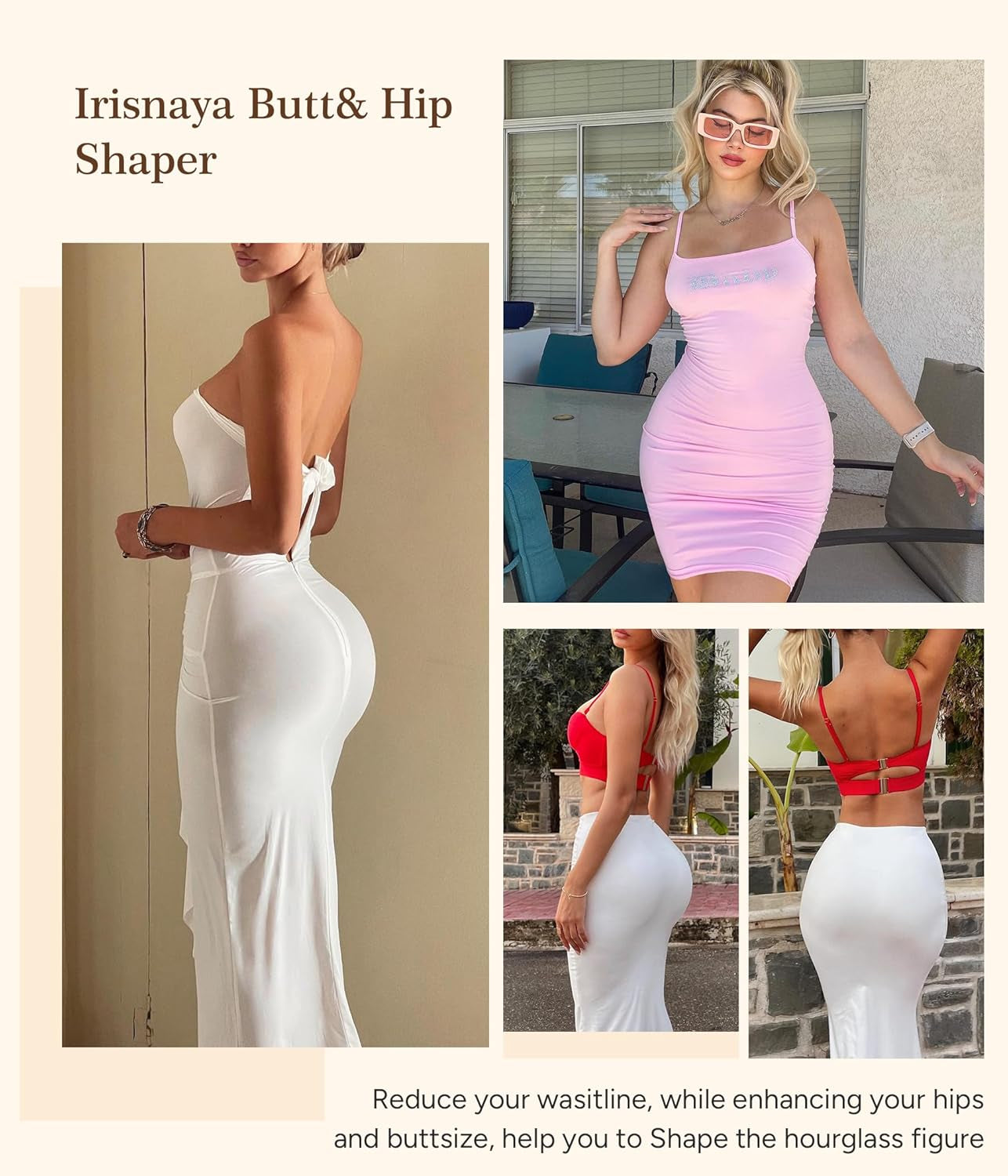 Irisnaya body shaper shapewear back enhancement