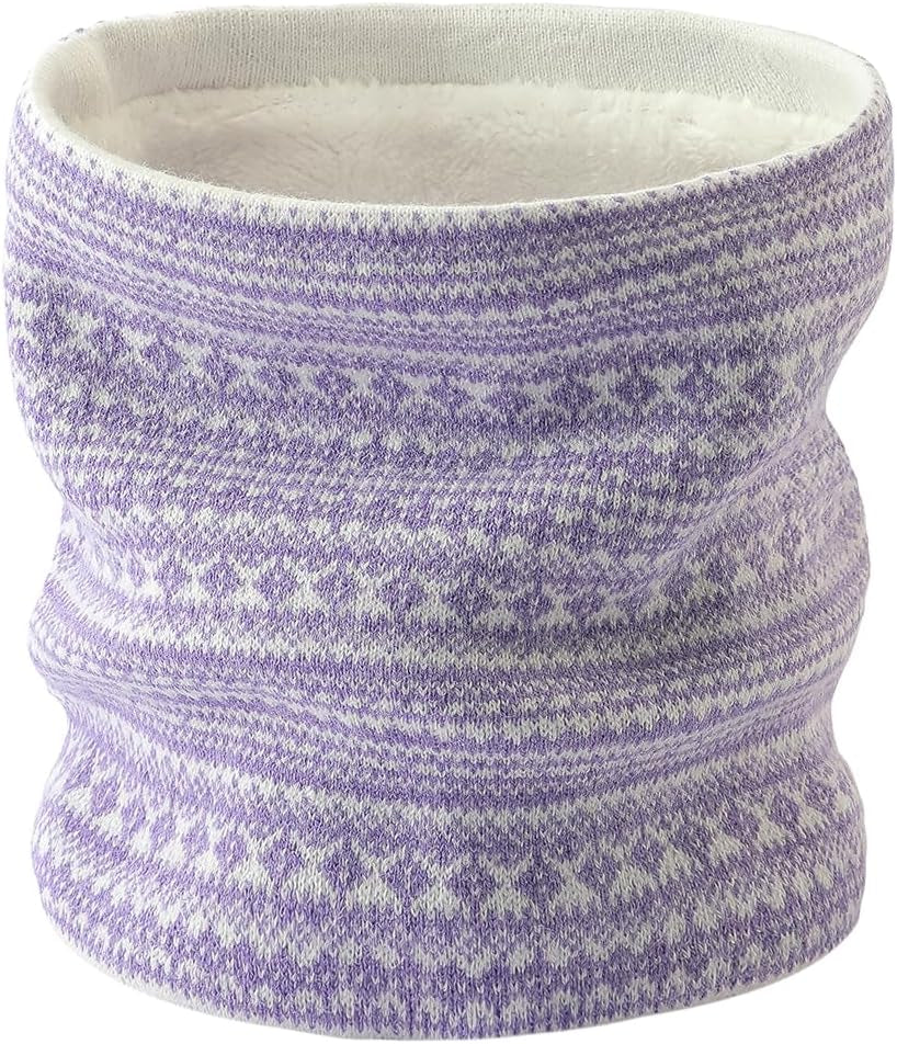 Novforth Winter Neck Warmer Men Ski, Neck Gaiter Face Scarf Women, Fleece Scarf for Men Gaiter Mask, Thick Windproof Scarves