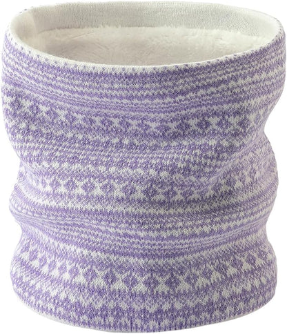 Novforth Winter Neck Warmer Men Ski, Neck Gaiter Face Scarf Women, Fleece Scarf for Men Gaiter Mask, Thick Windproof Scarves