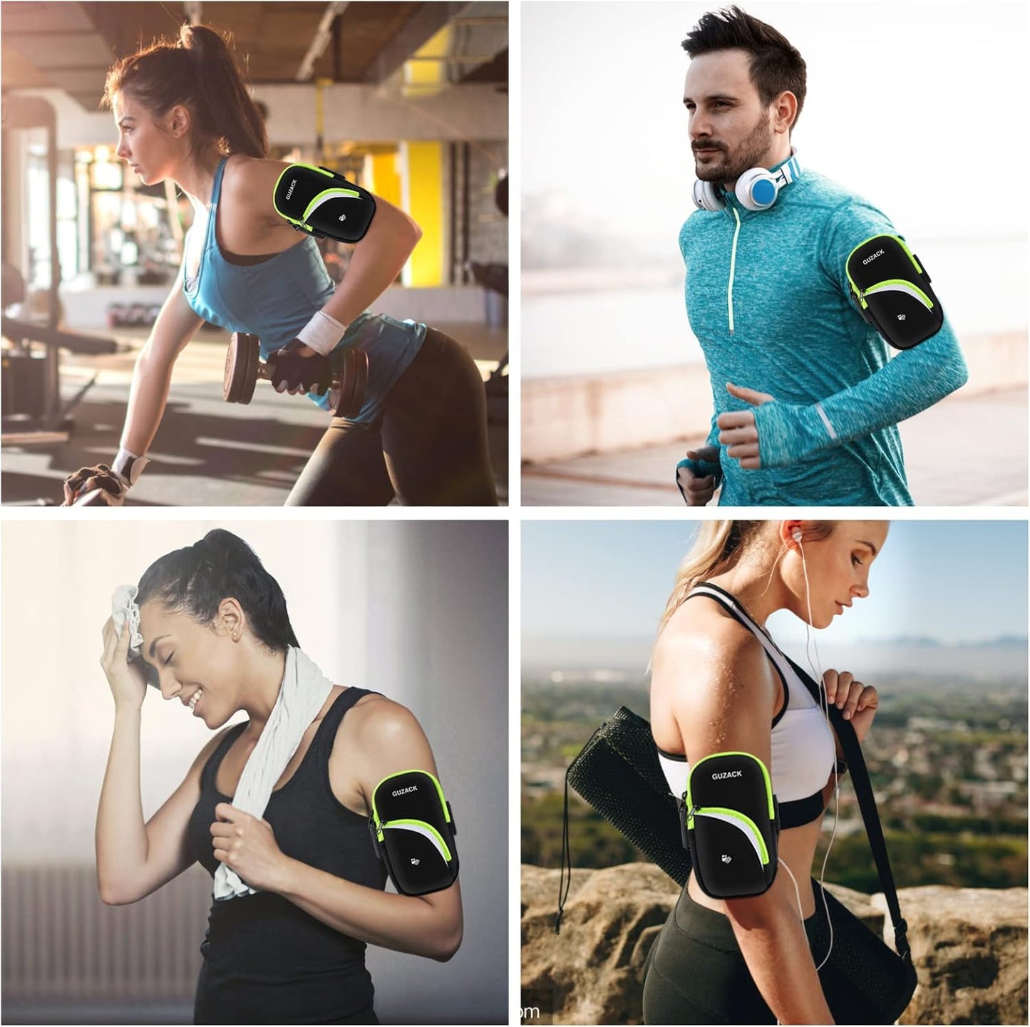 Universal running phone holder compatible with multiple phone brands