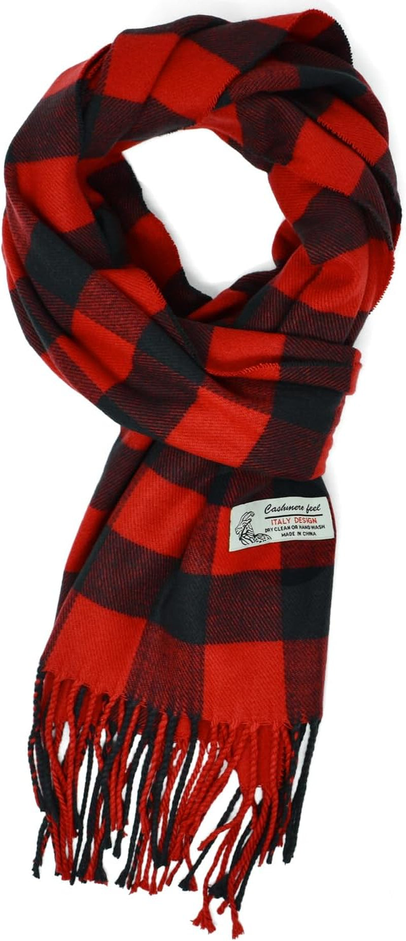 Glory Max Scottish Stewart Tartan Plaid Luxurious Winter Scarf Soft Cashmere Feel 72"X12"