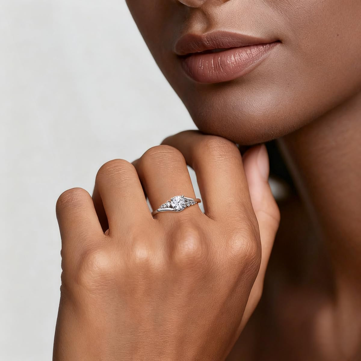 Classic infinity forever love wedding band for women