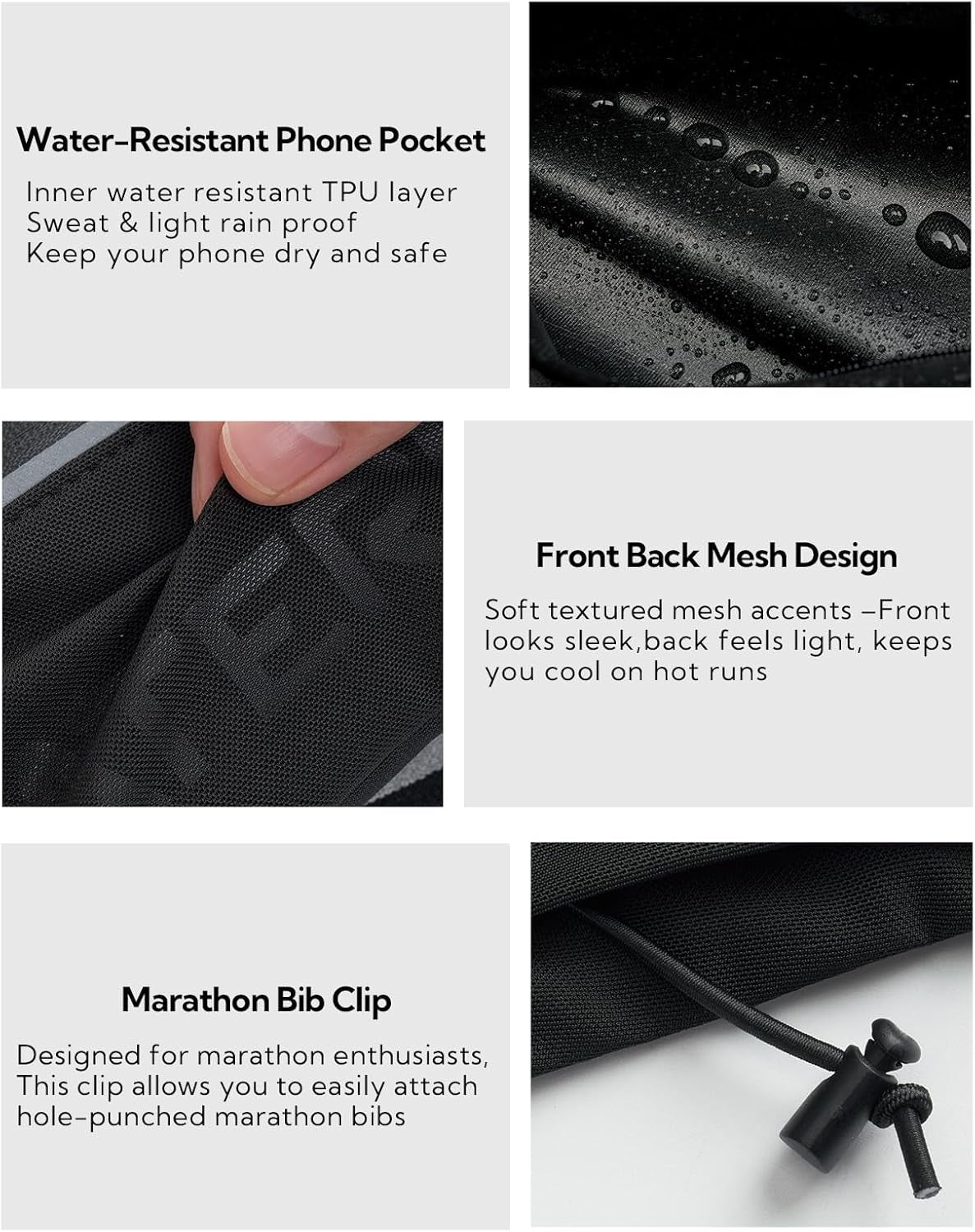 WATERFLY running belt worn by woman during fitness training session
