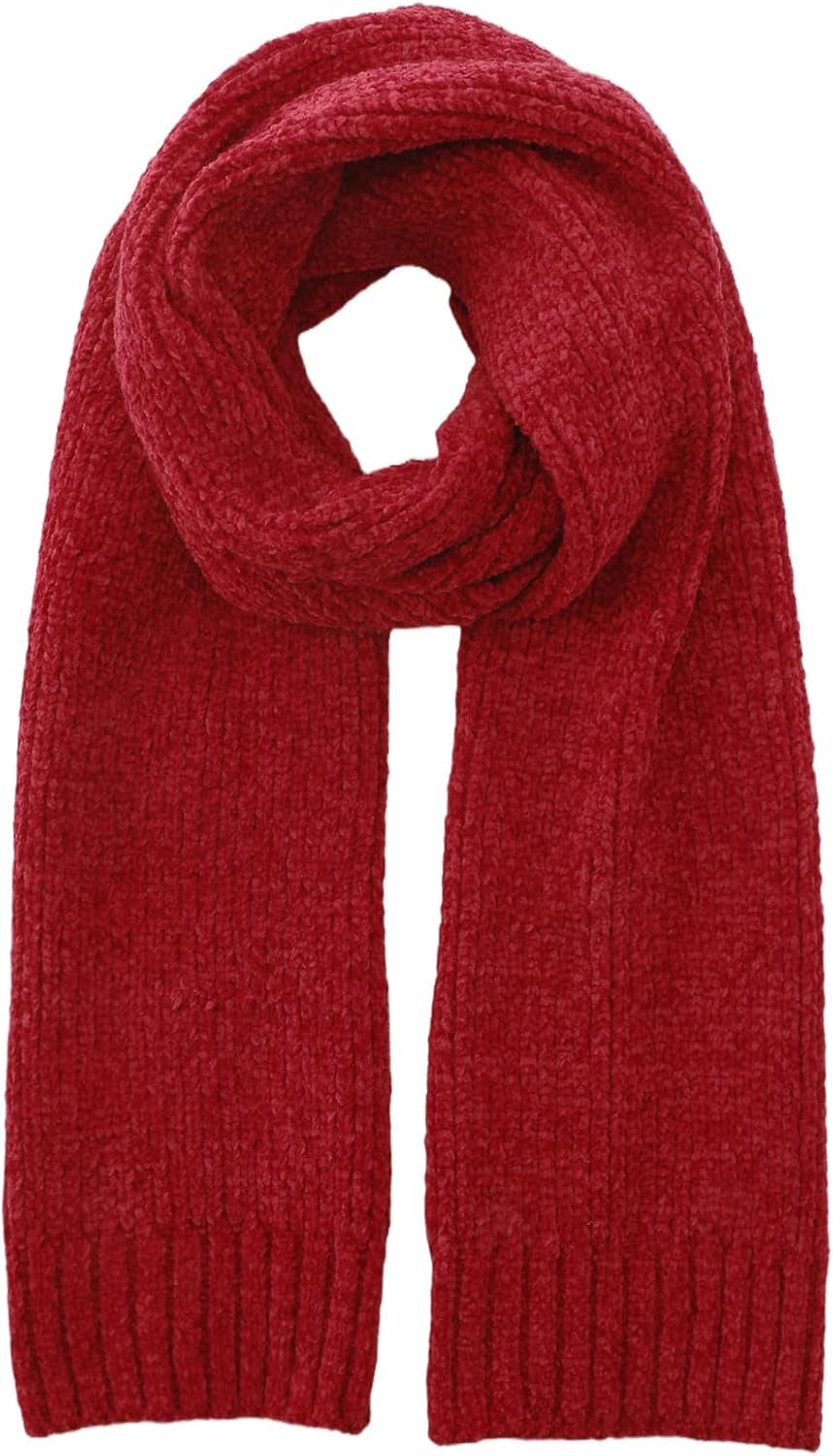 Pleneal Scarf for Women,Soft Chenille Winter Scarves, Womens Warm Thick Scarf for Cold Weather