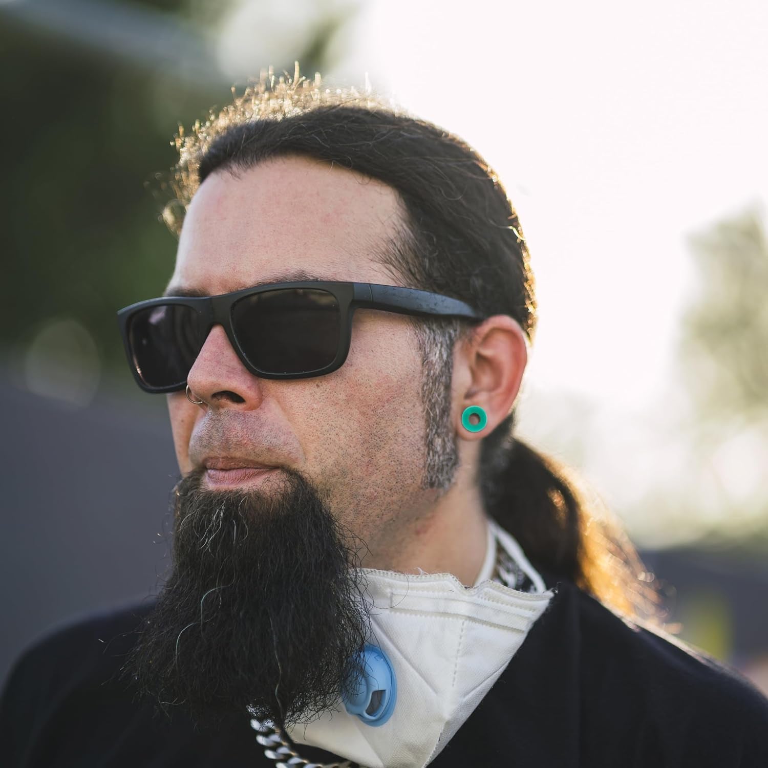 Acrylic, Silicone Ear Stretching Kit: Lightweight Tapers, Heart Tunnels & Plugs for Starter Expanders | Body Piercing Jewelry Earring Gauges Gauging Set for Men, Women (Size: 14G-0000G)