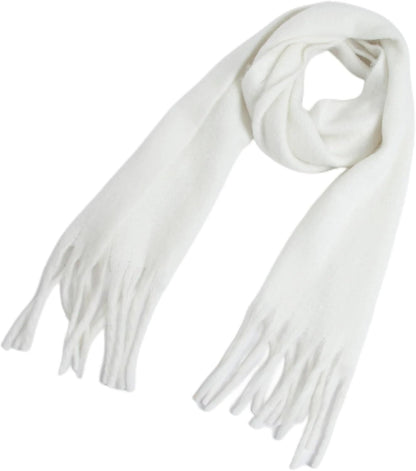 Women'S Winter Scarfs, Mohair Vintage Scarf for Women and Men, Large Chunky Scarf Cashmere Feel Blanket Wrap