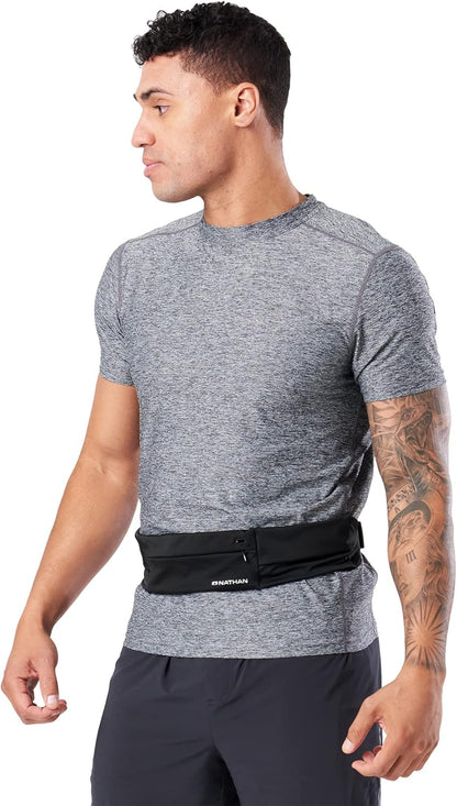 Nathan running belt buckle adjustment system for custom fit