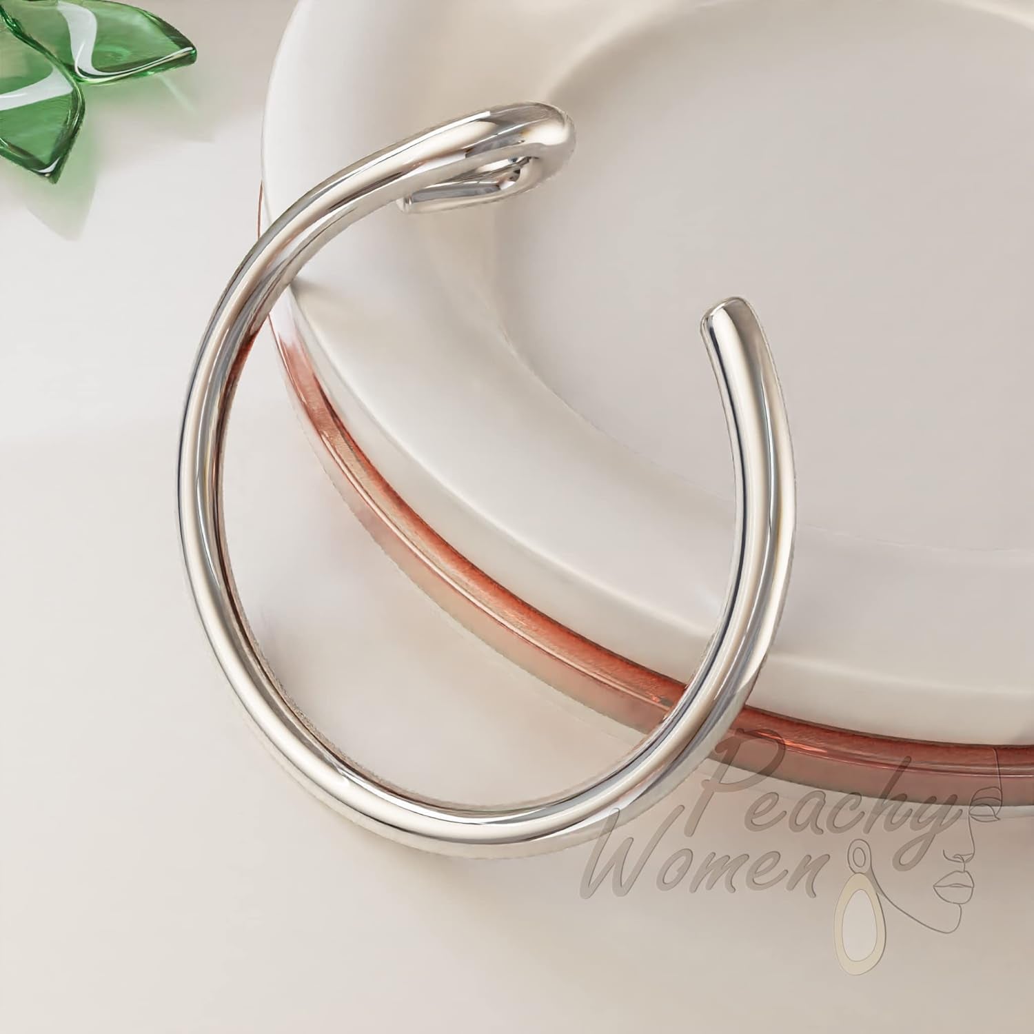 Silver Fake Nose Ring - Tiny Thin 24 Gauge 7Mm Faux Nose Piercing for Women- 925 Sterling Silver Clip on Nose Hoop - Handmade Fake Nose Rings - No Piercing Needed - Gift Ready