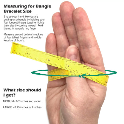 Loralyn Designs Thin Stainless Steel Bangle Bracelet Plain round Set of 7