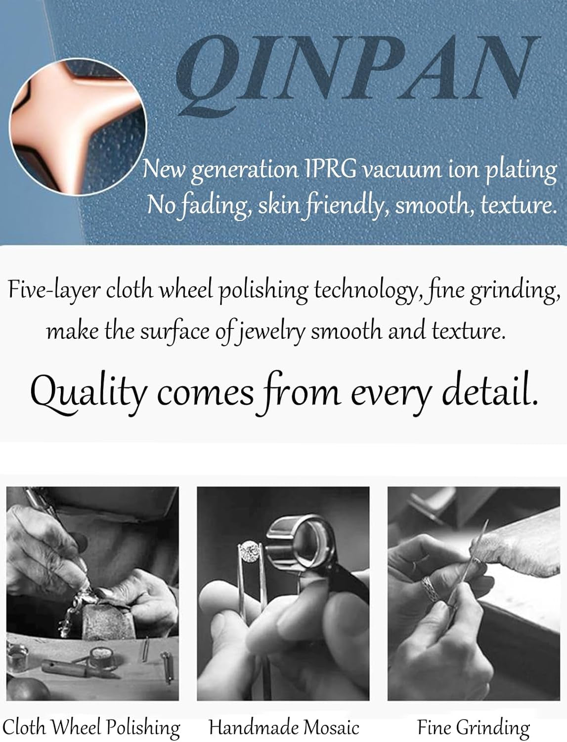 Gold Plated Five Leaf Clover Necklace Bracelet Rings and Stud Earrings Set for Women Lucky Flower Jewelry