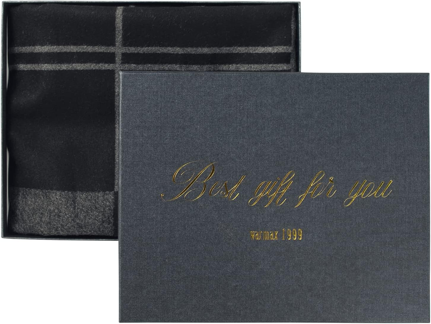 American Trends Mens Winter Warm Long Soft Scarf Plaid Tassel Scarf for Men Soft Classic Scarves