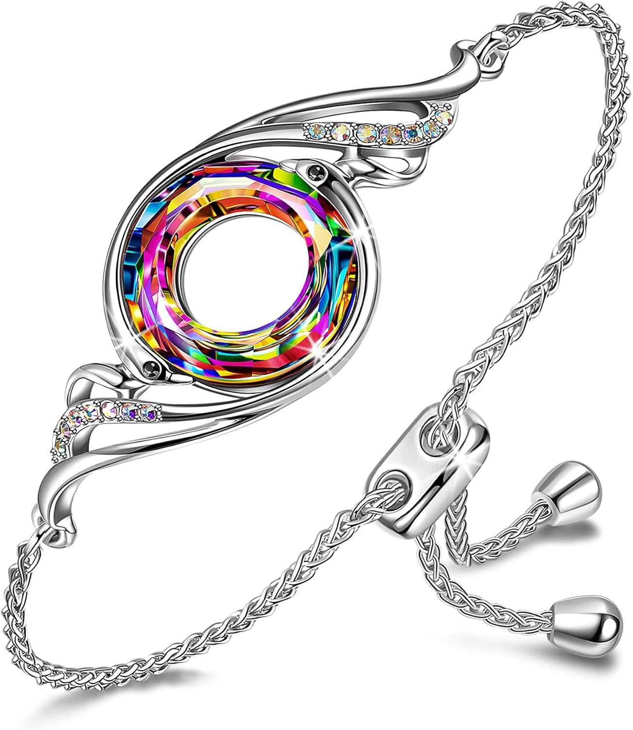 Phoenix bracelet for women symbol of luck and renewal