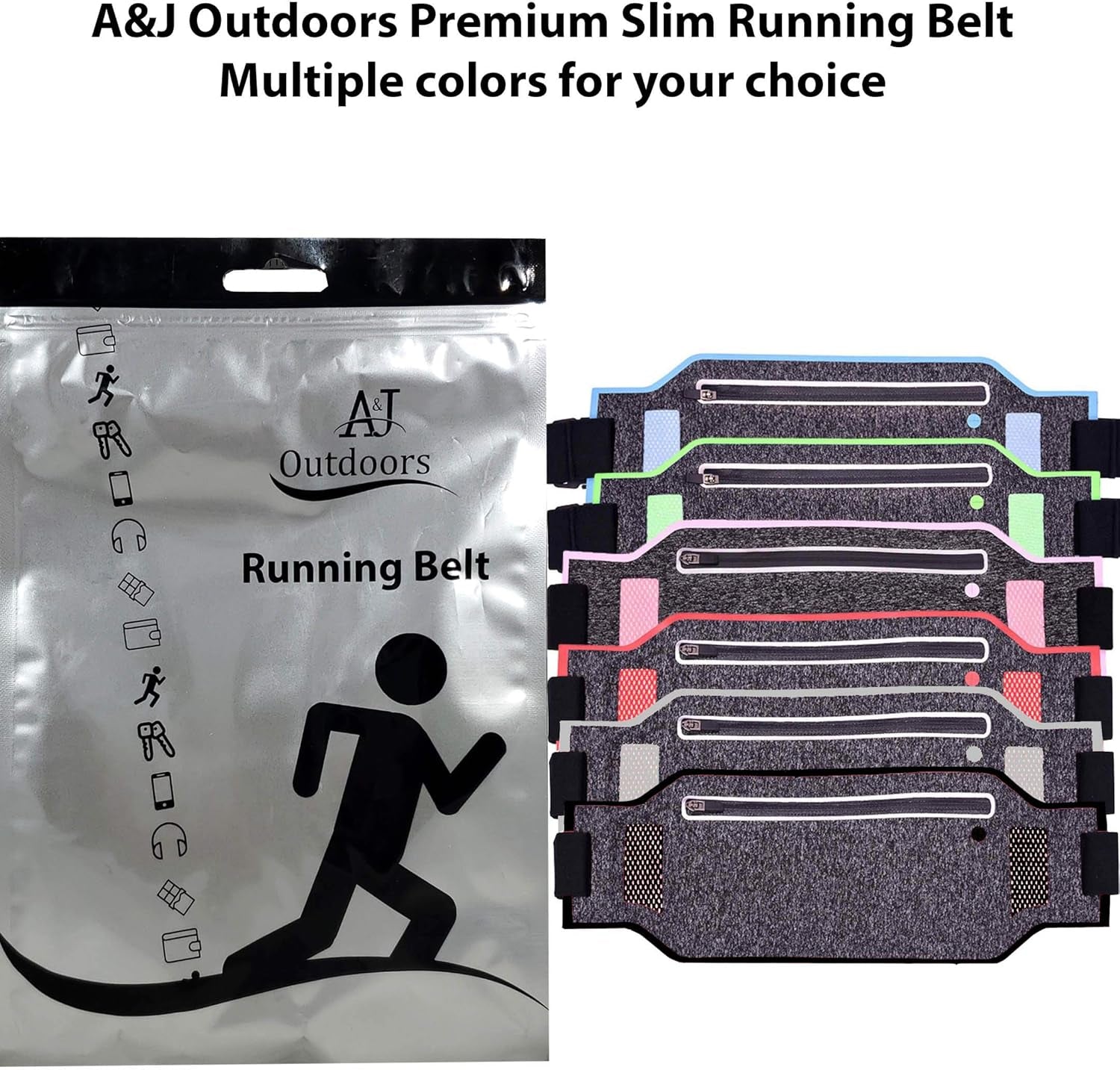 Person wearing unnoticeable money belt for yoga and fitness activities