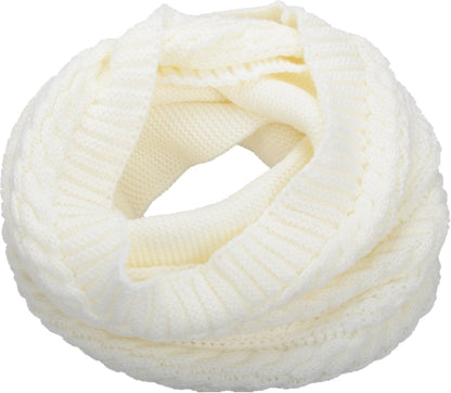 NEOSAN Womens Thick Ribbed Knit Winter Infinity Circle Loop Scarf