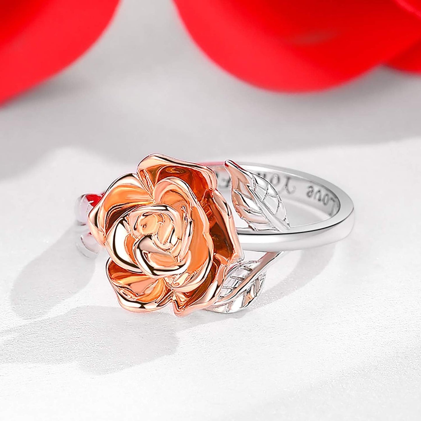 Sterling silver spoon ring design for women elegant jewelry