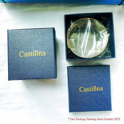 Castillna 14K Gold Plated Gold Bangle Bracelets for Women Christmas Birthday Gifts, Set of 7 Pieces
