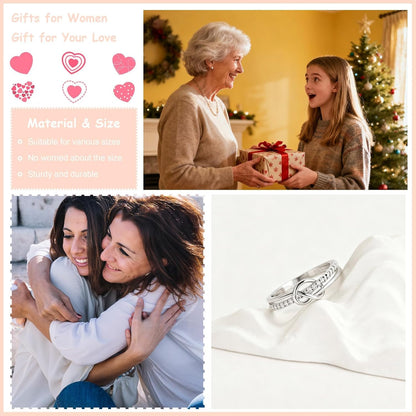 Harry and Henry to My Granddaughter Ring from Grandma Knot Stackable Statement Jewelry Meaningful Gift Christmas Stocking Stuffer Present for Her