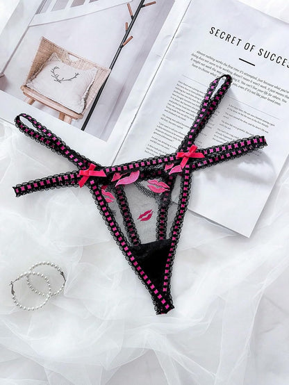 OYOANGLE thong back view showcasing T-back style