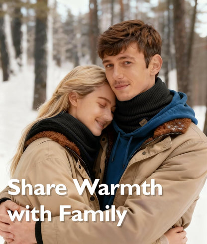 Neck Gaiters for Men Winter Warm Neck Warmer Thick Knit Windproof Gaiter Scarf Cold Weather Scarves