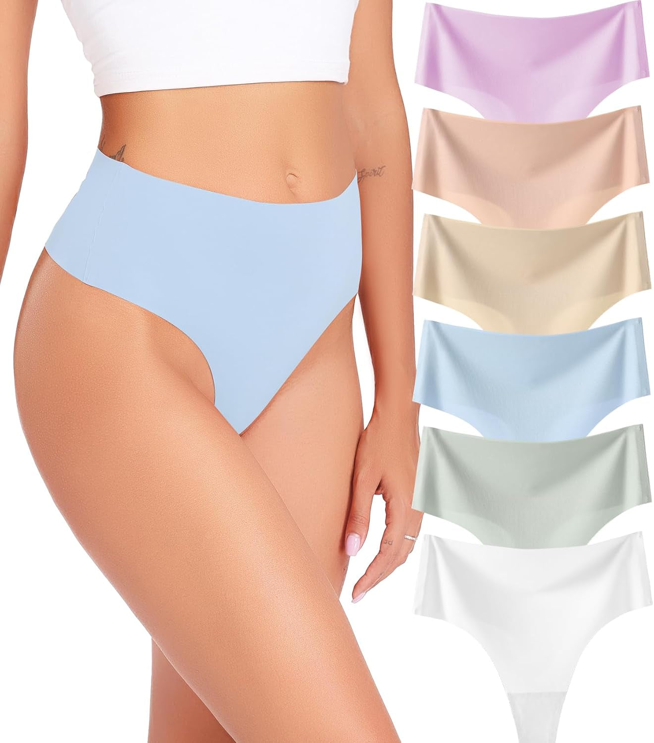 Wealurre no show thong underwear packaging