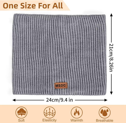 Winter Neck Gaiters for Men 3 Pack,Neck Warmer Men Women with Thermal Thick Warm Fleece Lined Cold Weather