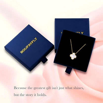 Lucky Clover Necklace with Mother of Pearl, 14K Gold Plated S925 Sterling Silver Pendant, Four Leaf Charm Jewelry for Women, Gift of Luck for Her, Birthday, Valentine'S Day