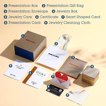 Heart Pendant Necklace Gifts for Wife, Engraved 'I LOVE YOU' Gift for Wife, 1-3 Carat Moissanite Necklace, Anniversary Eternity Jewelry Present for Wife, Birthday Gifts for Women