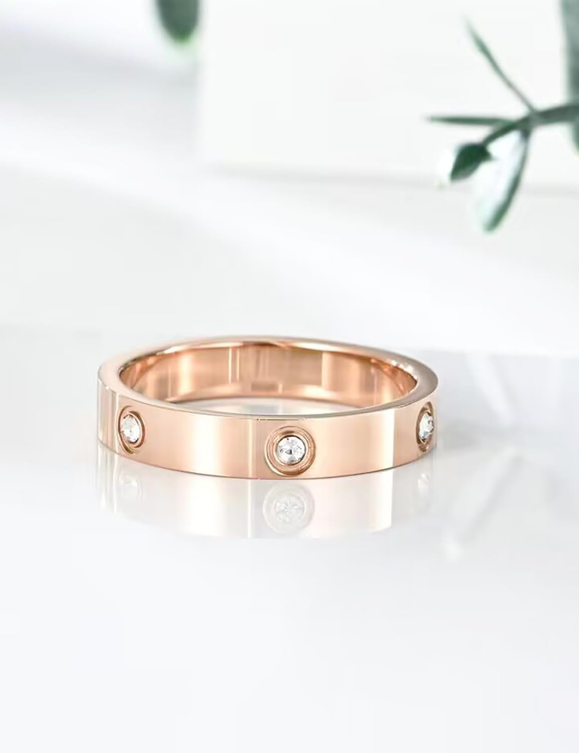 Matching love rings friendship pair gift