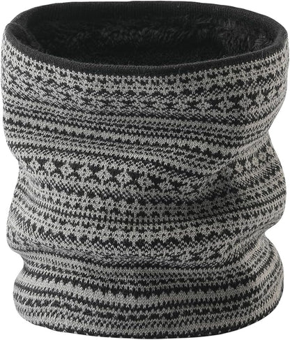 Novforth Winter Neck Warmer Men Ski, Neck Gaiter Face Scarf Women, Fleece Scarf for Men Gaiter Mask, Thick Windproof Scarves