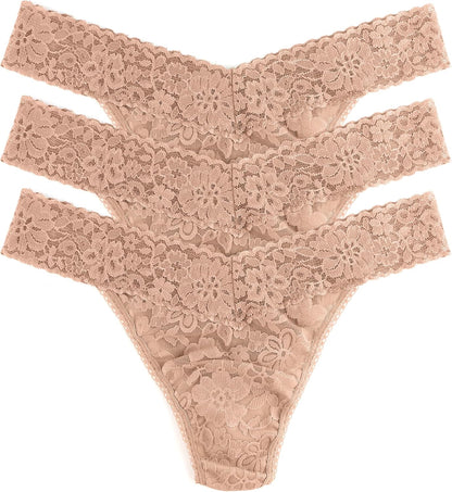 Three pack Hanky Panky thong underwear multiple styles included