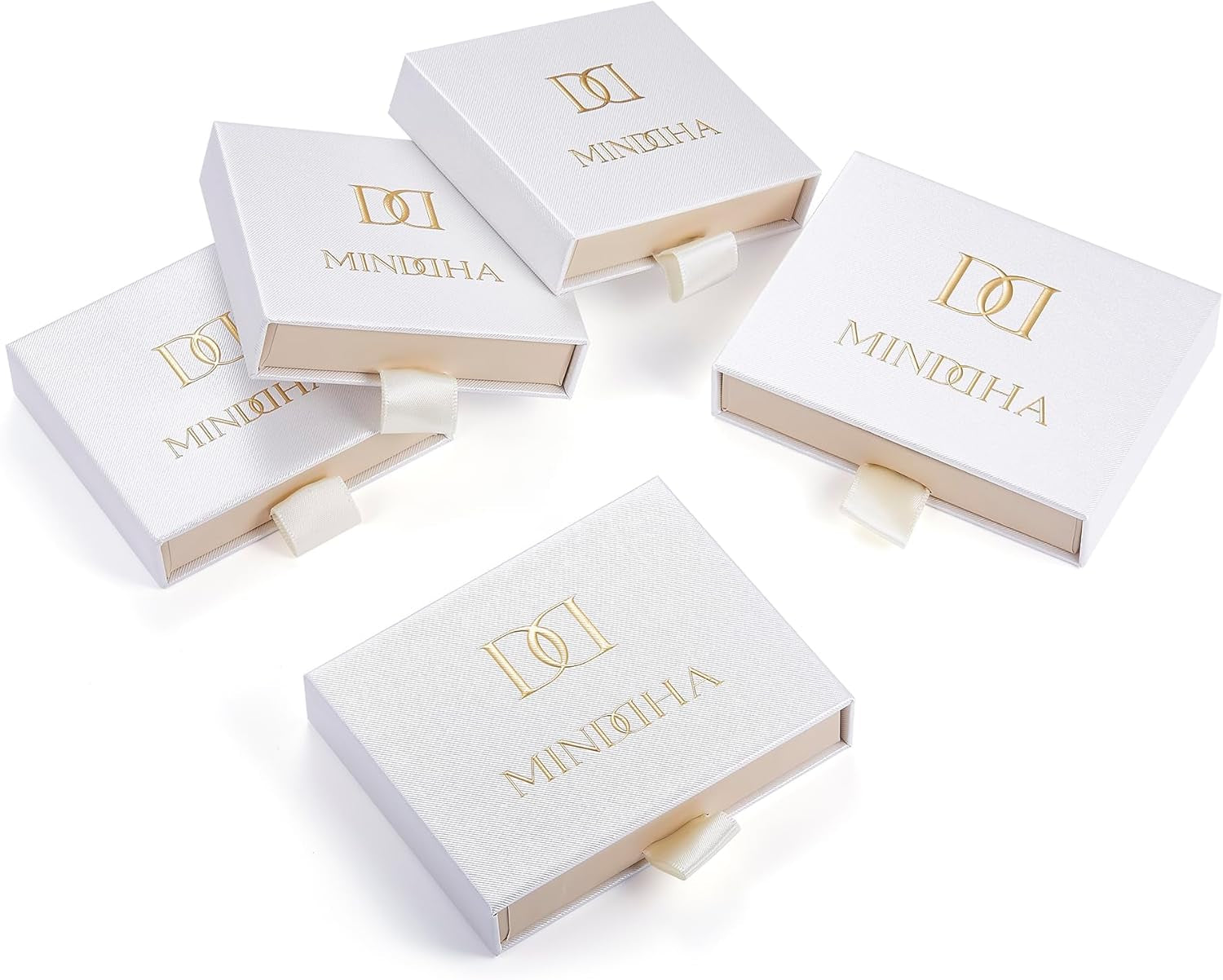 MINDDHA 14K Gold Plated Cubic Zirconia Rings- Love Heart Infinity Eternity Band for Women- Wedding Rings- 2Mm Band Size 4-12