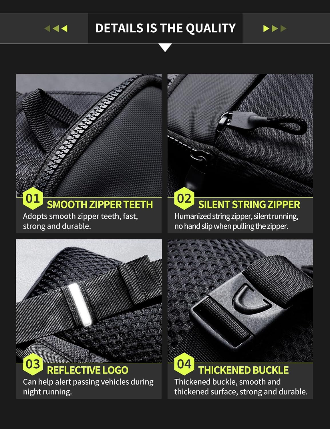 Small anti-theft sling bag with secure closure for valuable protection