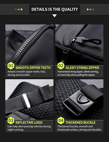 Small anti-theft sling bag with secure closure for valuable protection